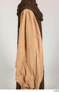  Photos Medieval Monk in brown suit 2 Medieval Clothing Medieval Monk brown cloak brown habit brown hood upper body 0008.jpg